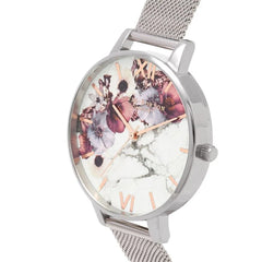 Olivia Burton Silver Stainless Steel Watch