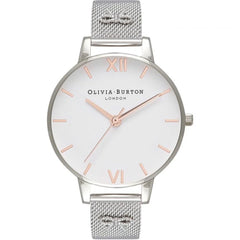 Olivia Burton Silver Stainless Steel Watch