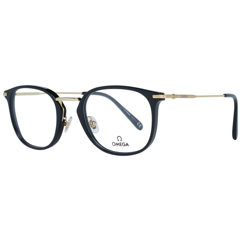 Omega Black Men Glasses Frame - Eyeglasses