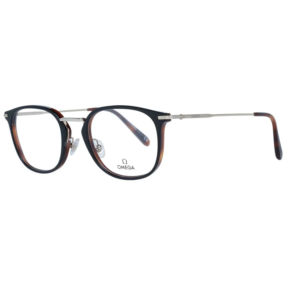 Omega Black Men Glasses Frame - Eyeglasses