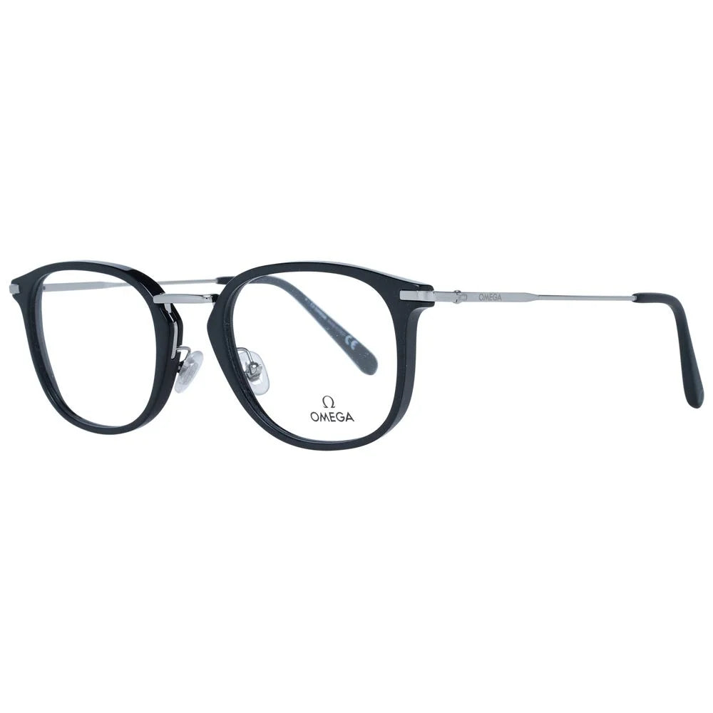 Omega Black Men Glasses Frame - Eyeglasses