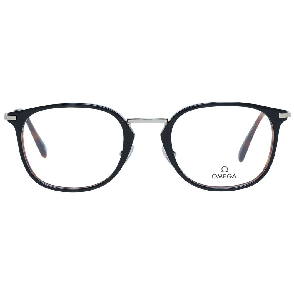 Omega Black Men Glasses Frame - Eyeglasses