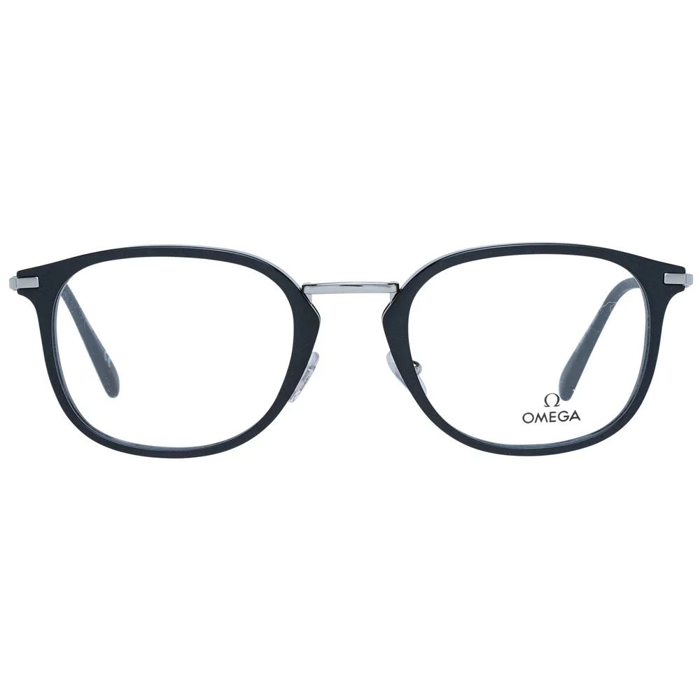 Omega Black Men Glasses Frame - Eyeglasses