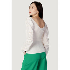 Only Beige Cotton Sportswear - IT44|L - Sweaters