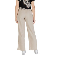 Only Beige Linen Pant - Trousers