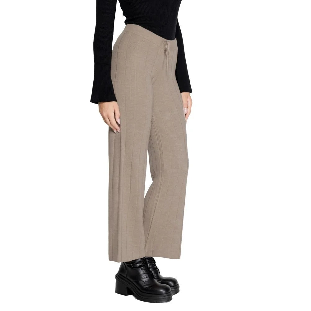 Only Beige Marabou Pant - IT40|S - Trousers