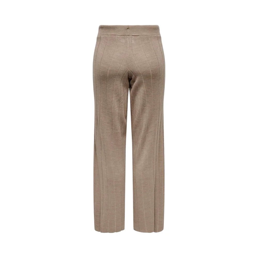 Only Beige Marabou Pant - IT40|S - Trousers