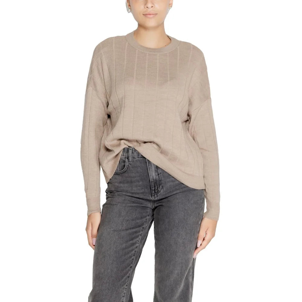Only Beige Marabou Sweater - IT44|L