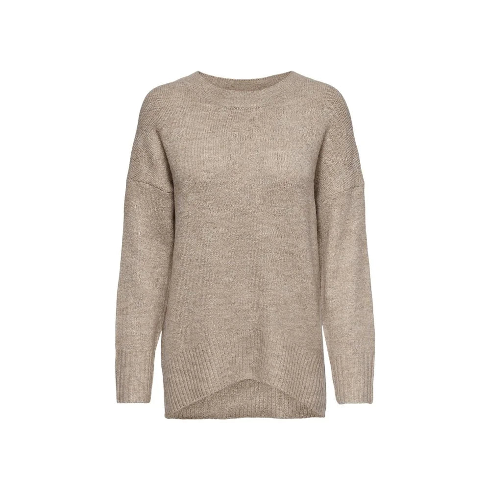 Only Beige Marabou Sweater - Sweaters