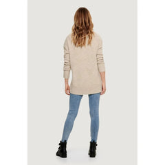 Only Beige Marabou Sweater - Sweaters