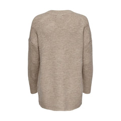 Only Beige Marabou Sweater - Sweaters