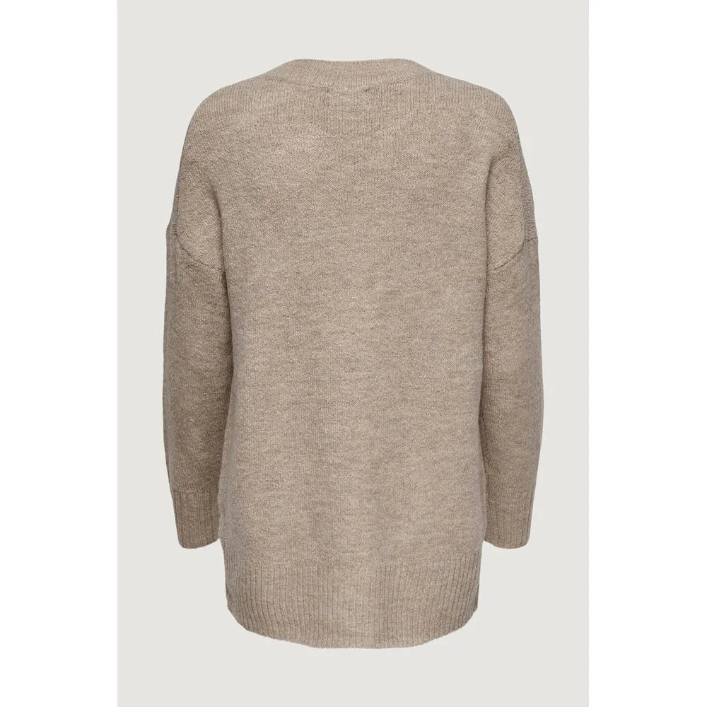 Only Beige Marabou Sweater - Sweaters