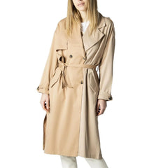 Only Beige Polyester Coat - L