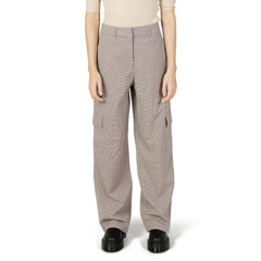 Only Beige Polyester Pant - Cargo Pants