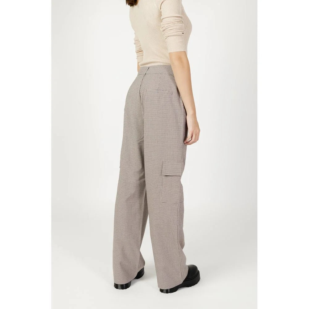 Only Beige Polyester Pant - Cargo Pants