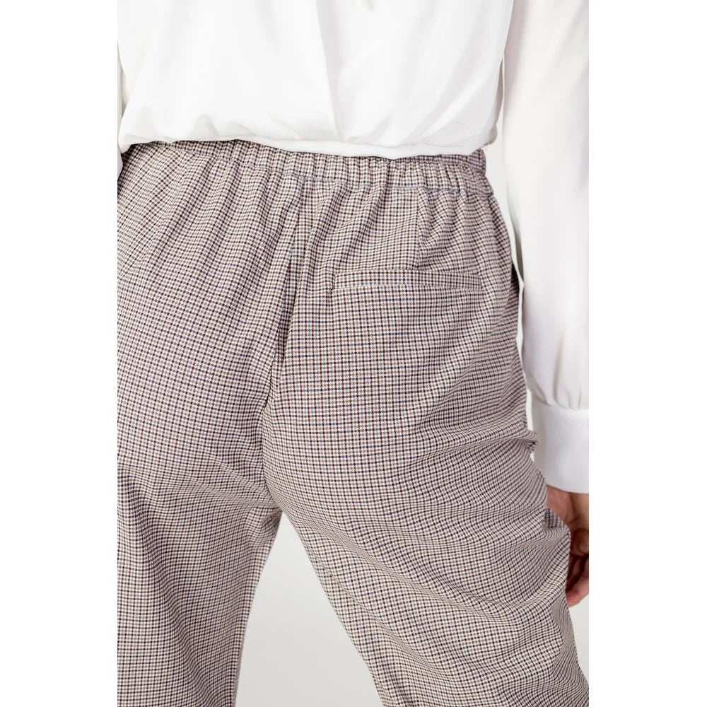 Only Beige Polyester Pant - Trousers