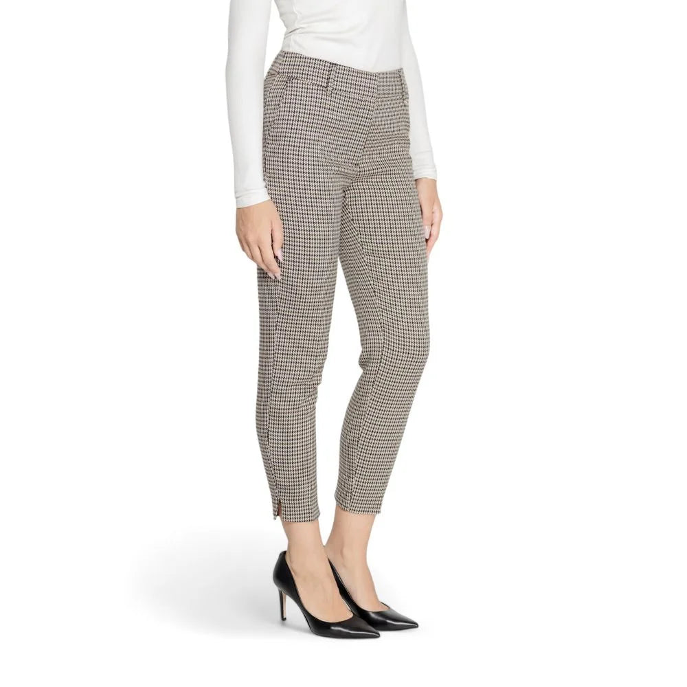 Only Beige Polyester Pant - Trousers