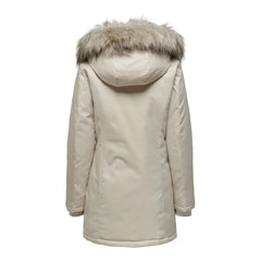 Only Beige Polyester Parka - IT42|M