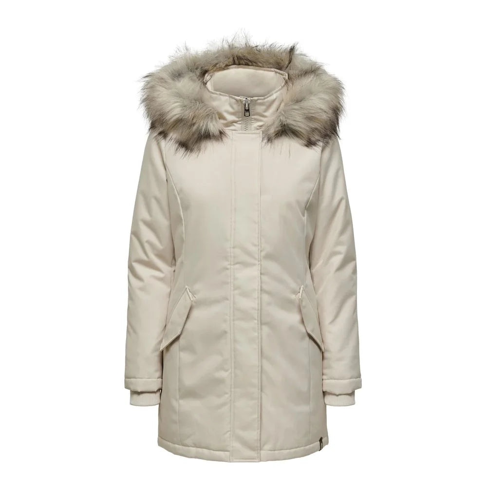 Only Beige Polyester Parka - IT42|M - Parkas