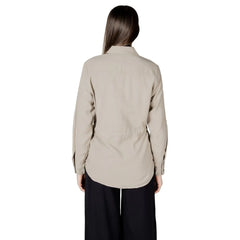 Only Beige Viscose Shirt - Shirts