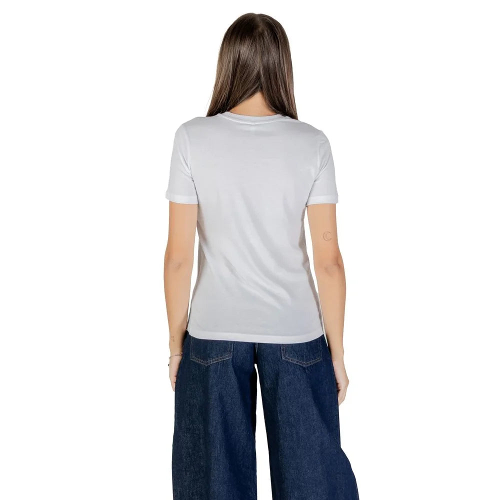 Only Bicolor Cotton T-Shirt - T-Shirts