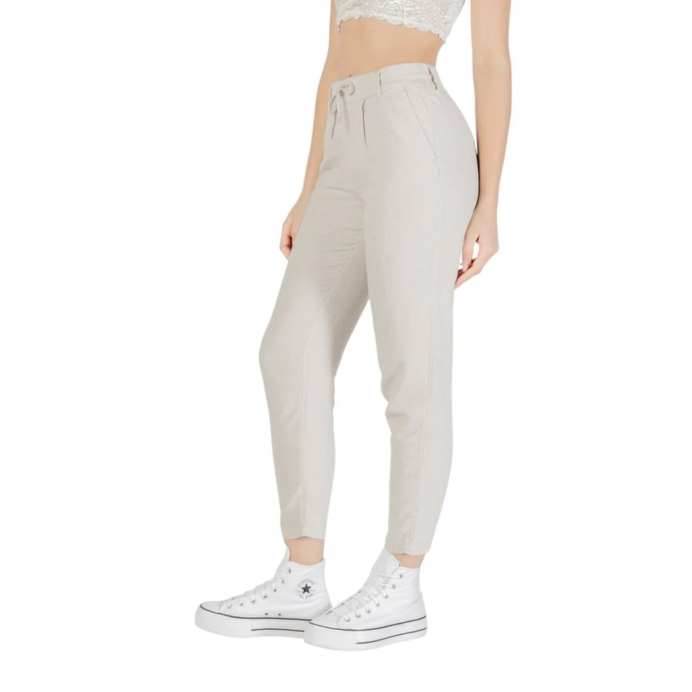 Only Bicolor Linen Pant - L/32 - Trousers