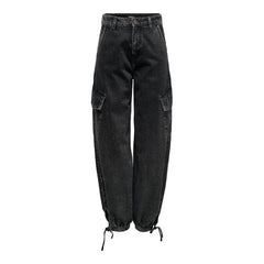 Only Black Cotton Boyfriend Jean - W29 | L32 - Jeans