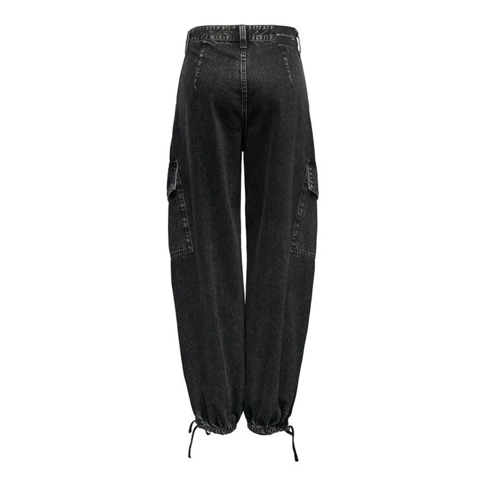 Only Black Cotton Boyfriend Jean - W29 | L32 - Jeans