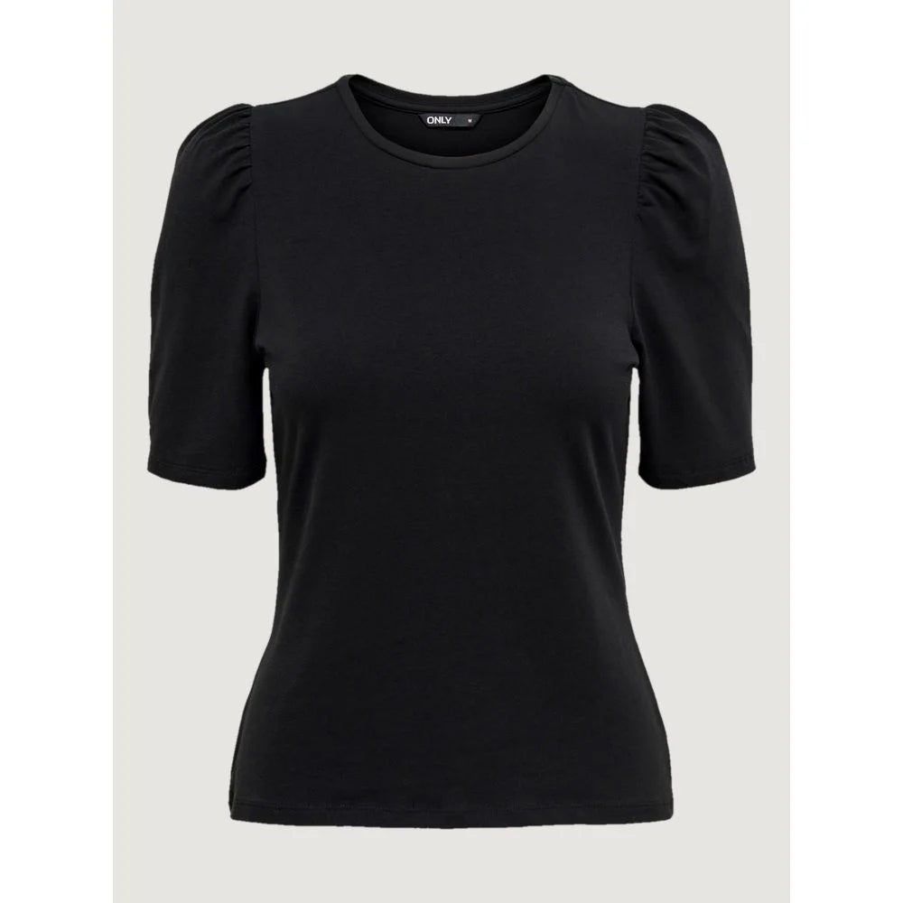 Only Black Cotton T-Shirt - T-Shirts