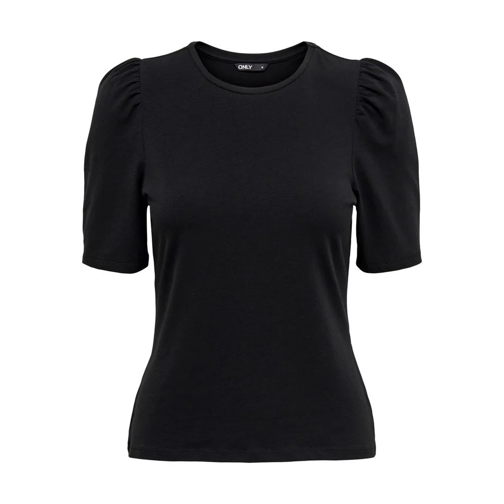 Only Black Cotton T-Shirt - T-Shirts