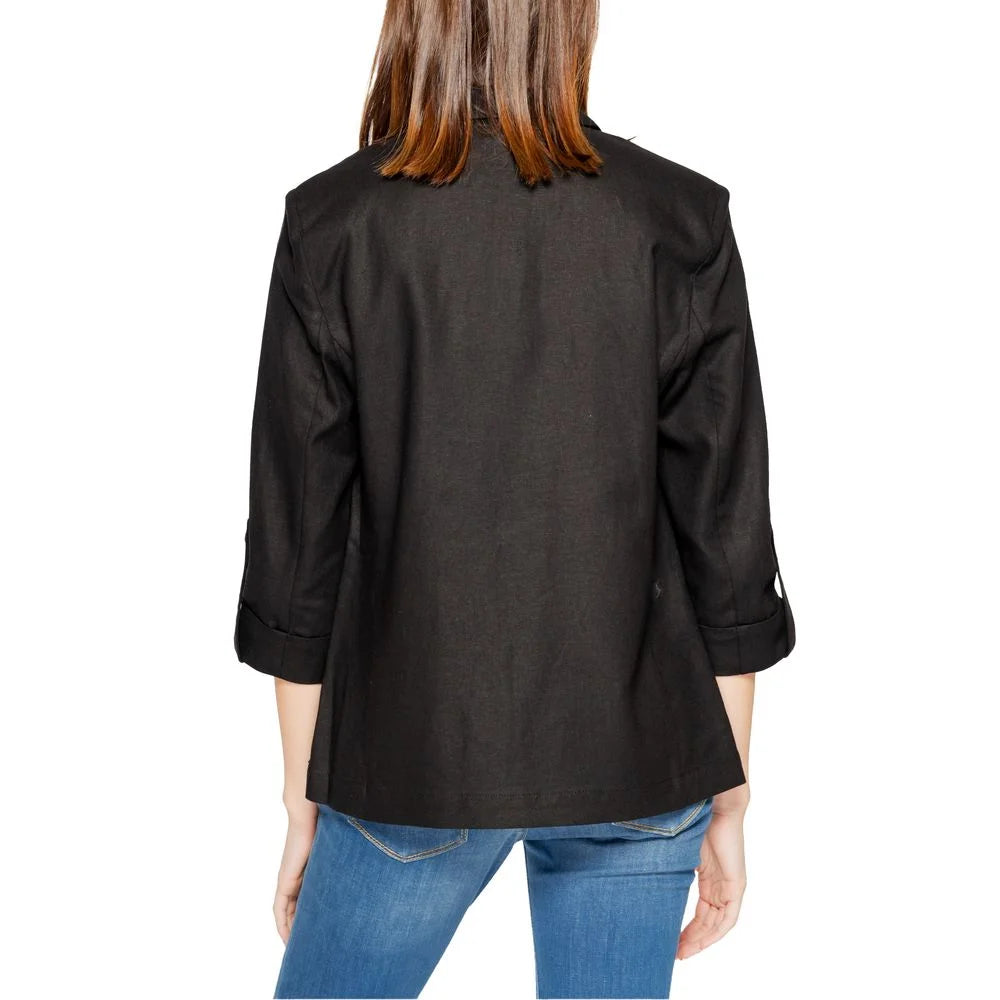 Only Black Linen Blazer - IT38|XS - Coats & Jackets