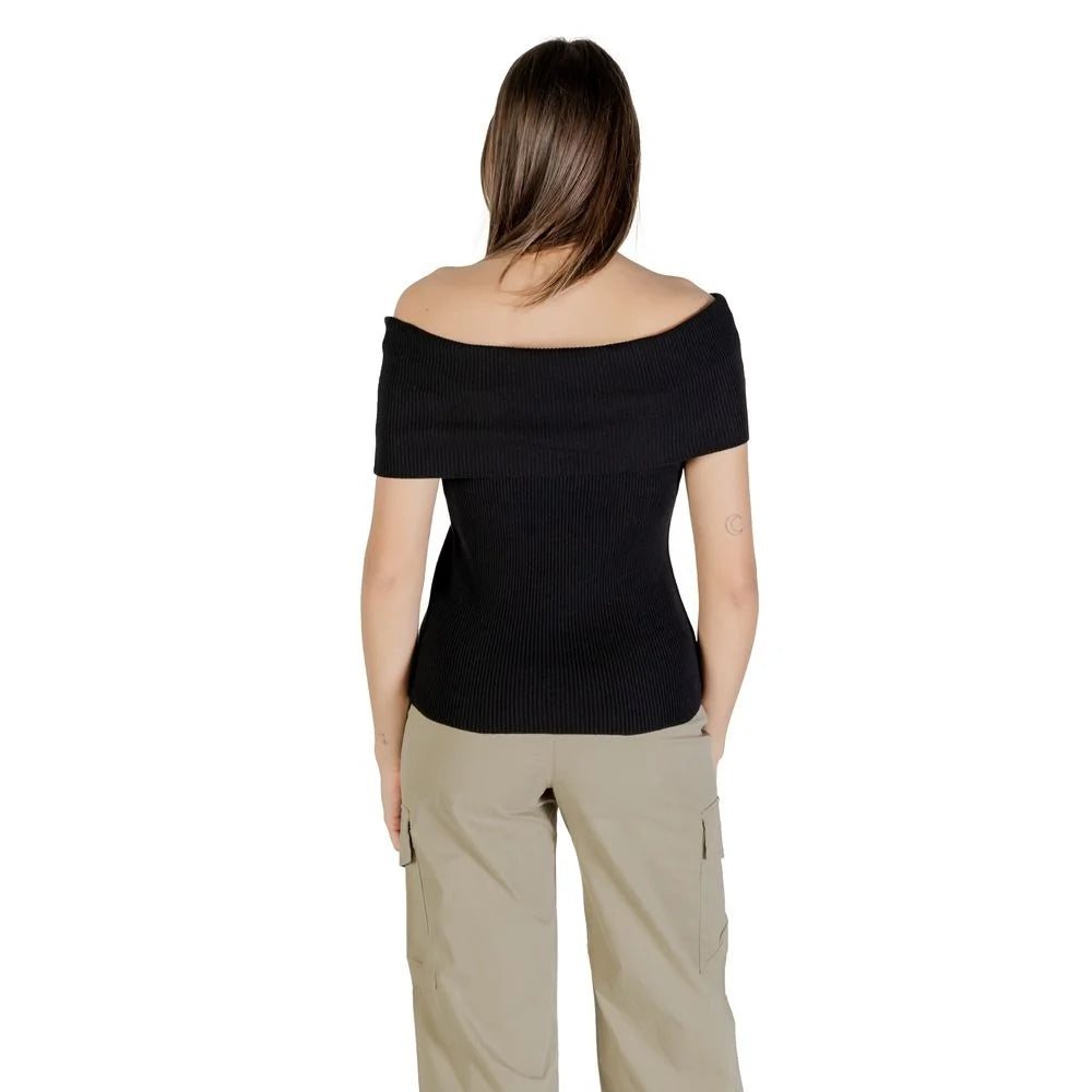 Only Black Polyester Sweater - Blouses