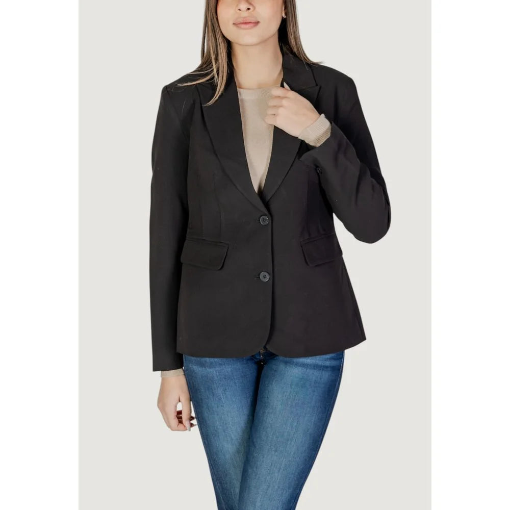 Only Black Recycled Polyester Blazer - 34 | XXS - Coats & Jackets