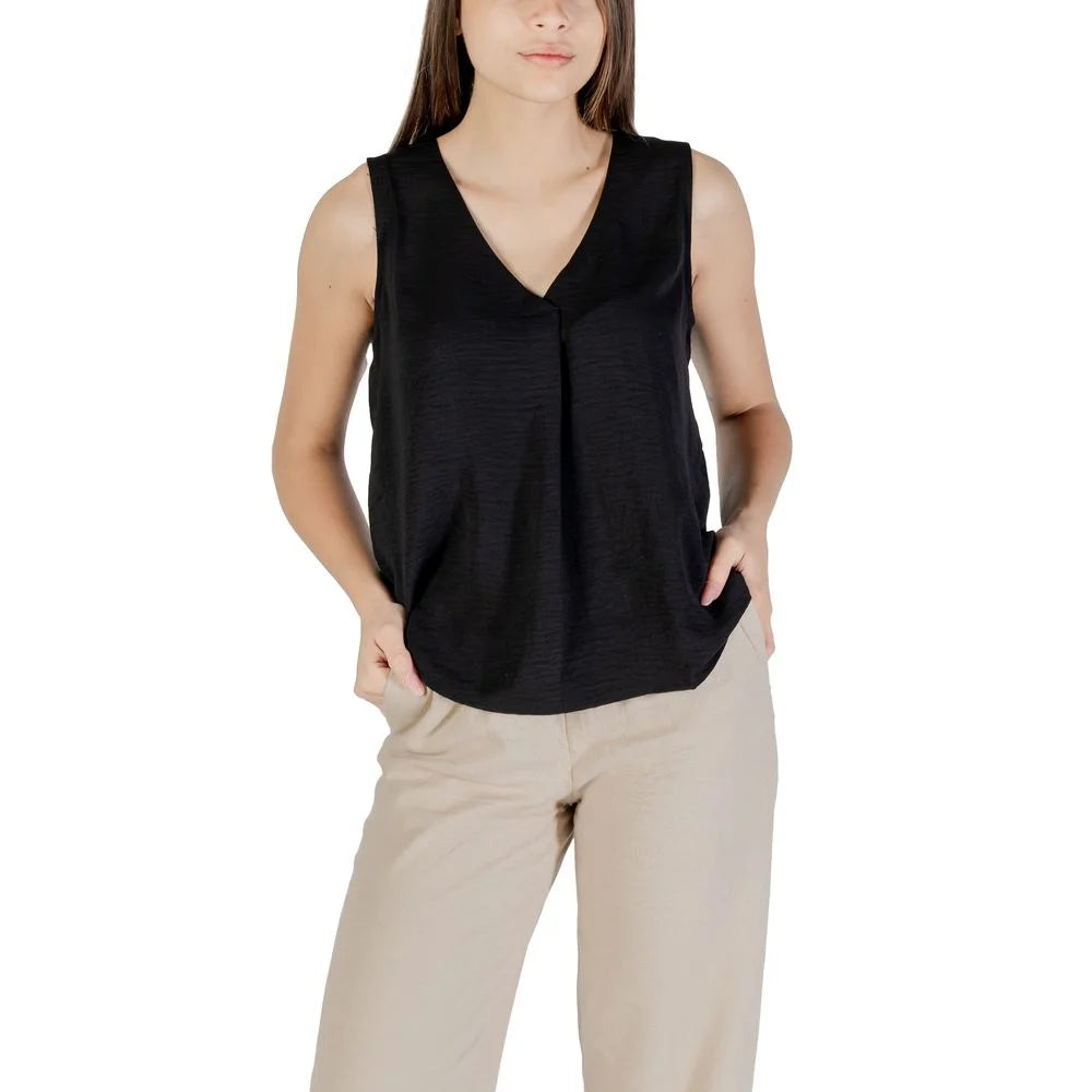 Only Black Recycled Polyester Tank Top - XXL