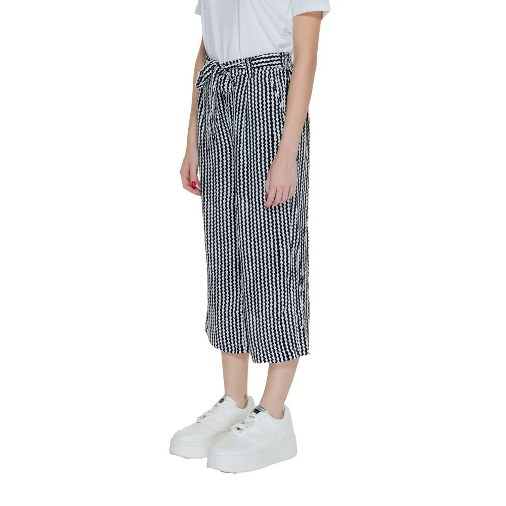 Only Black Viscose Cropped Pant - IT36|XXS