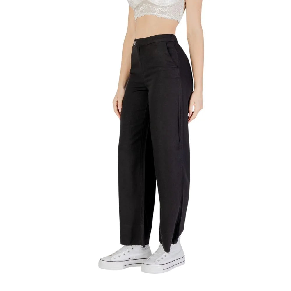 Only Black Viscose Pant - L/32 - Trousers