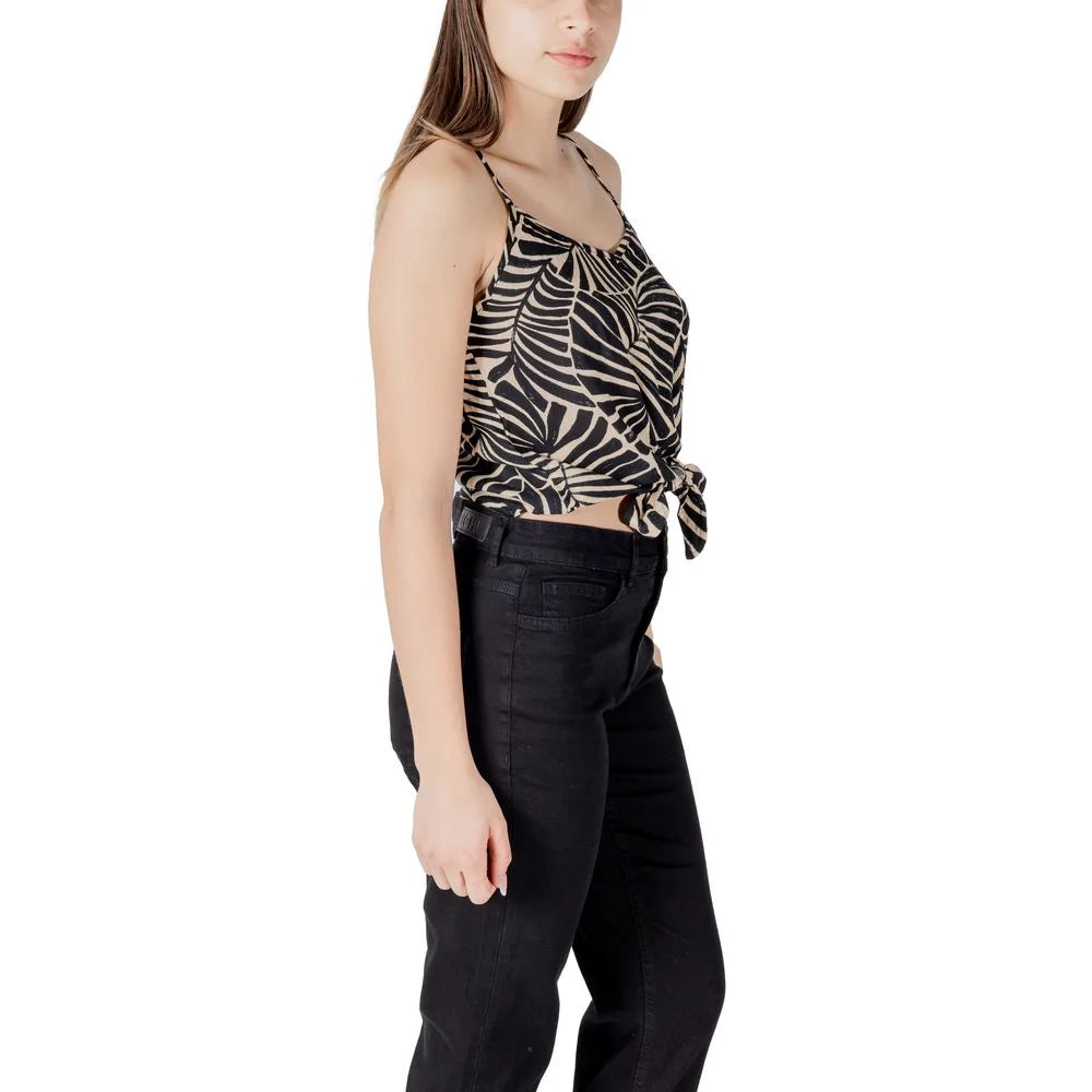 Only Black Viscose Tank Top - IT38|XS - Tank Tops