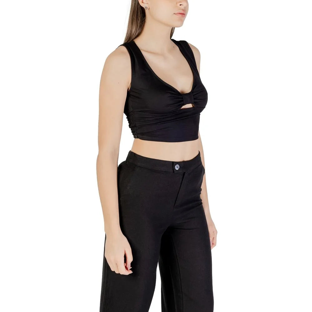 Only Black Viscose Top - Tank Tops