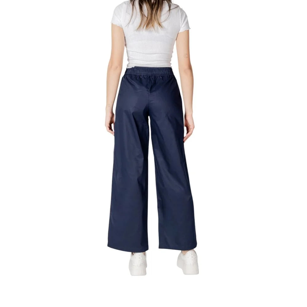 Only Blue Cotton Pant - Trousers