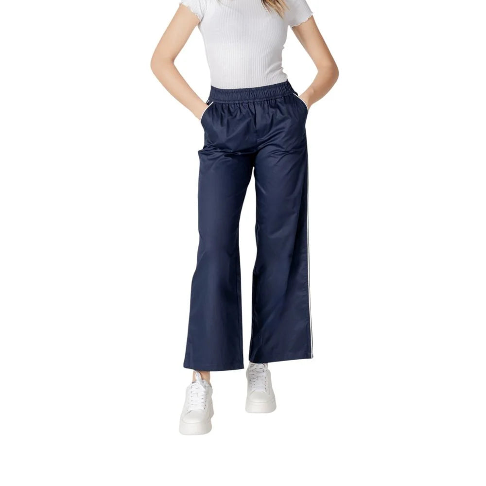 Only Blue Cotton Pant - Trousers