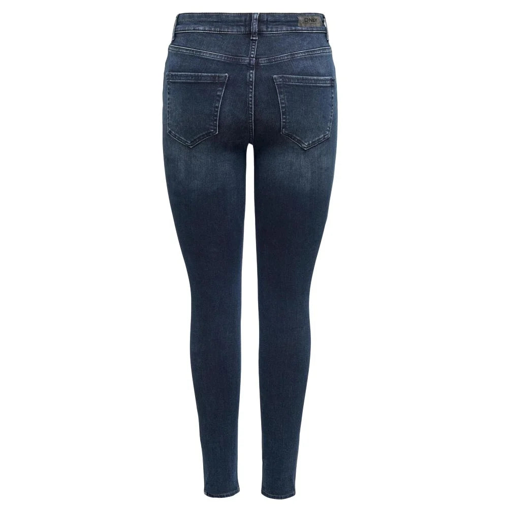 Only Blue Cotton Skinny Jean - Jeans