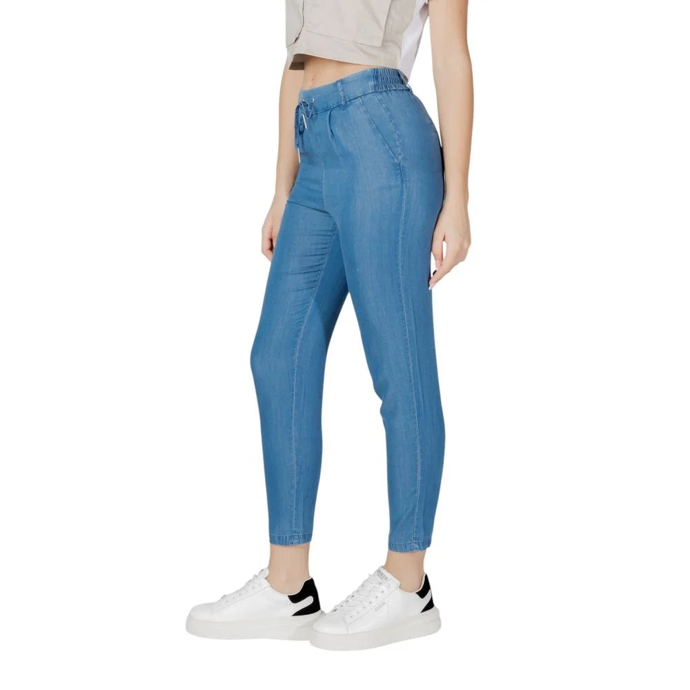Only Blue Lyocell Pant - Trousers