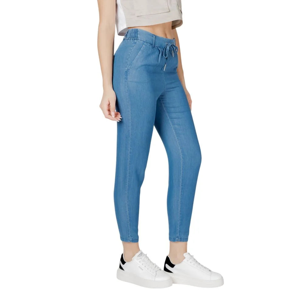 Only Blue Lyocell Pant - Trousers