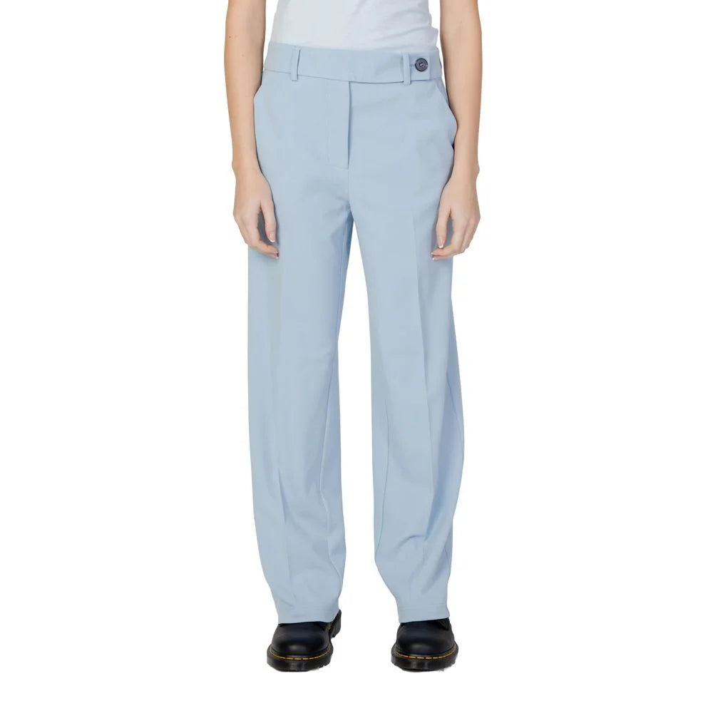 Only Blue Polyester Pant - 38/32 (W42) - Trousers