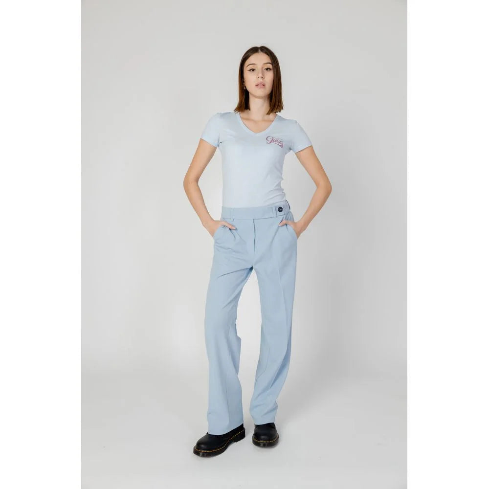 Only Blue Polyester Pant - 38/32 (W42) - Trousers