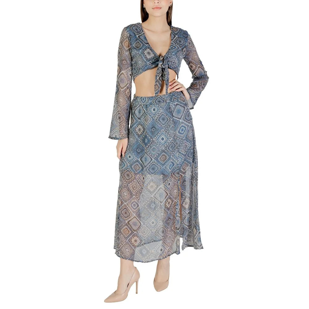 Only Blue Recycled Polyester Top - IT42|M - Blouses