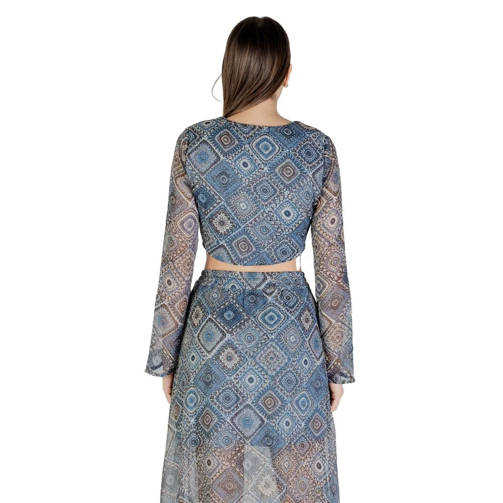 Only Blue Recycled Polyester Top - IT42|M - Blouses