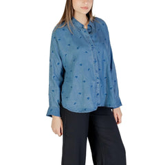 Only Blue Tencel Blouse - Blouses