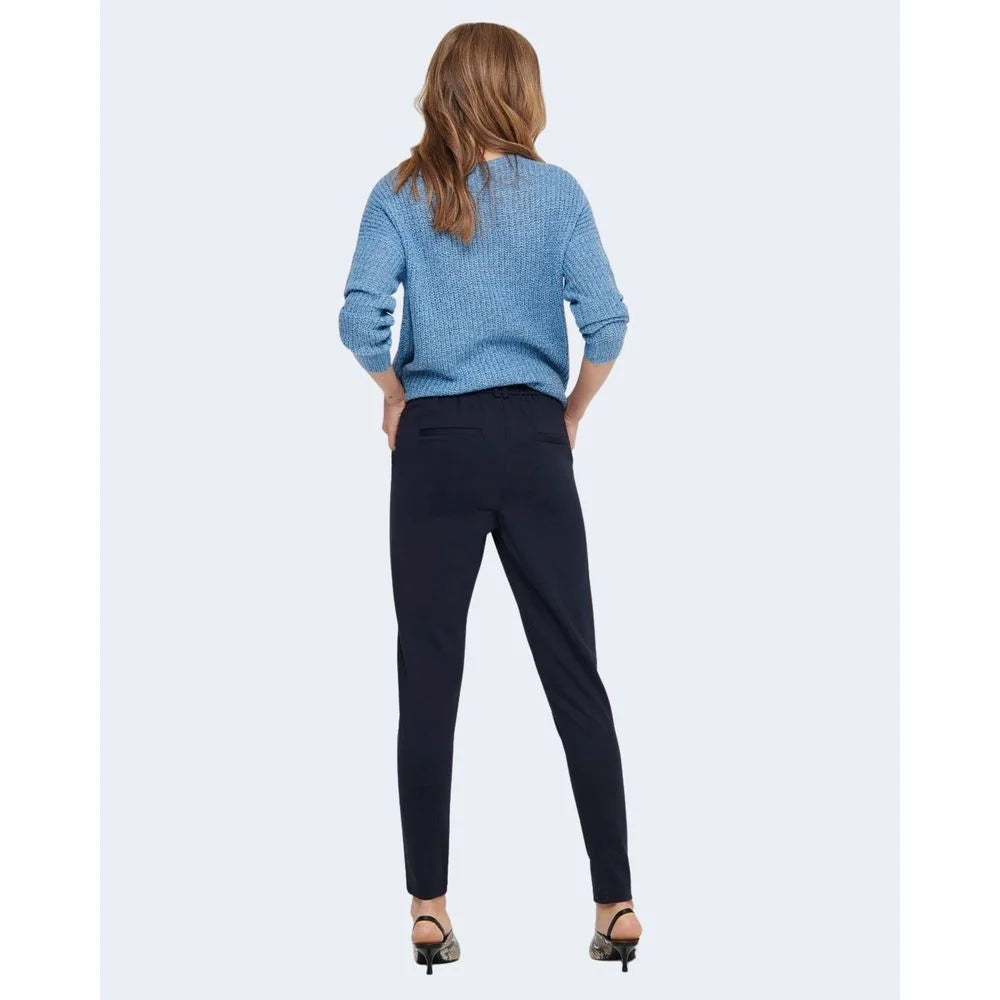 Only Blue Viscose Pant - Joggers