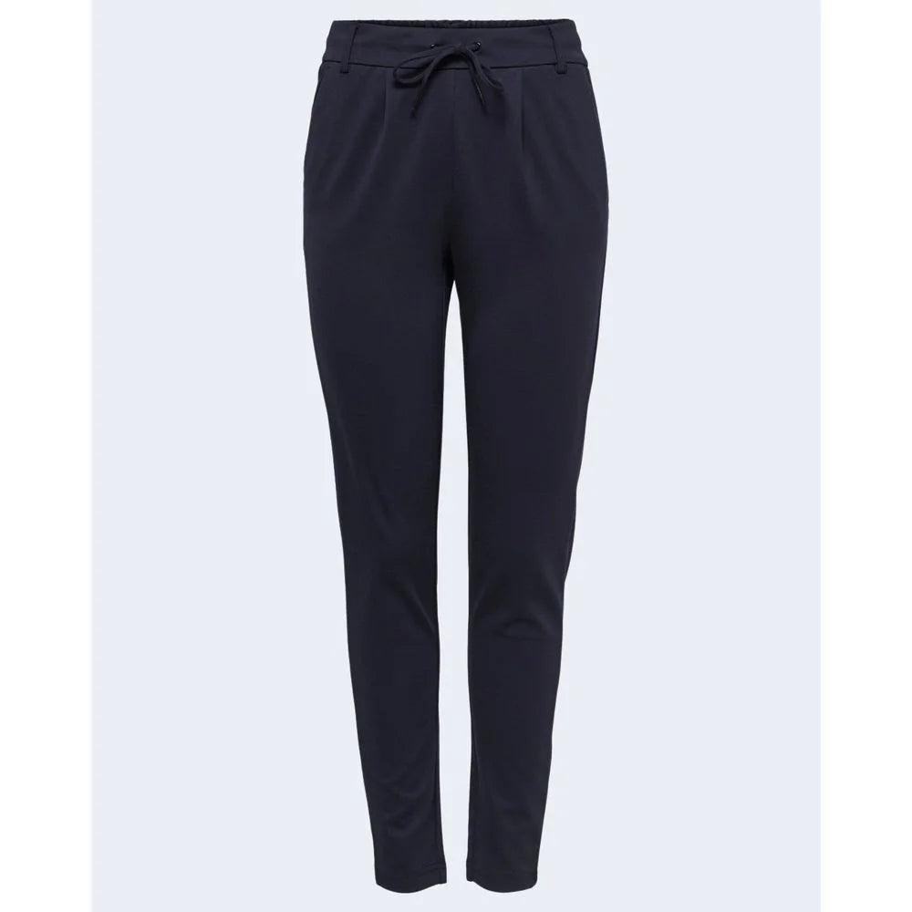 Only Blue Viscose Pant - Joggers